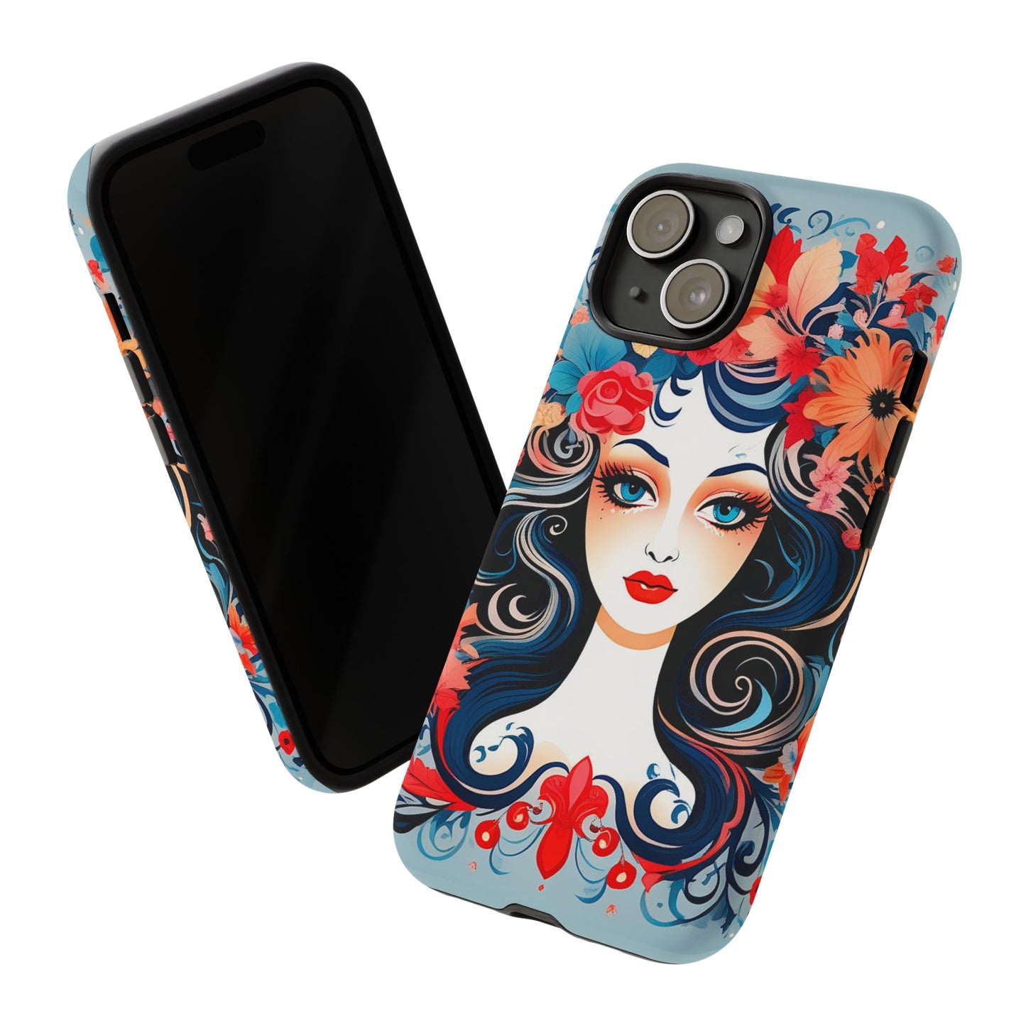 Floral Lady Tough Case