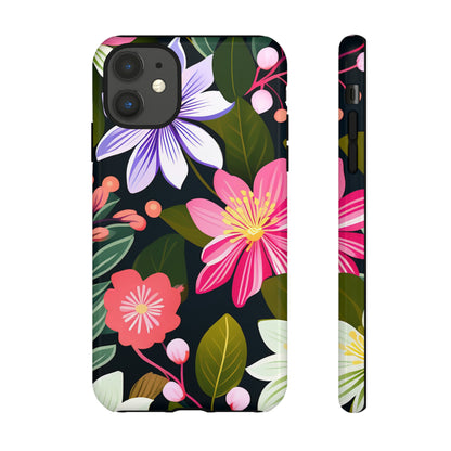 Pink Flower Pattern Tough Case