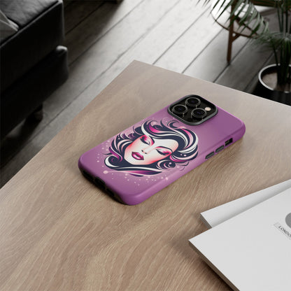 Magenta Lady Tough Case