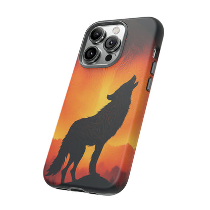 Wolf silhouette Tough Case