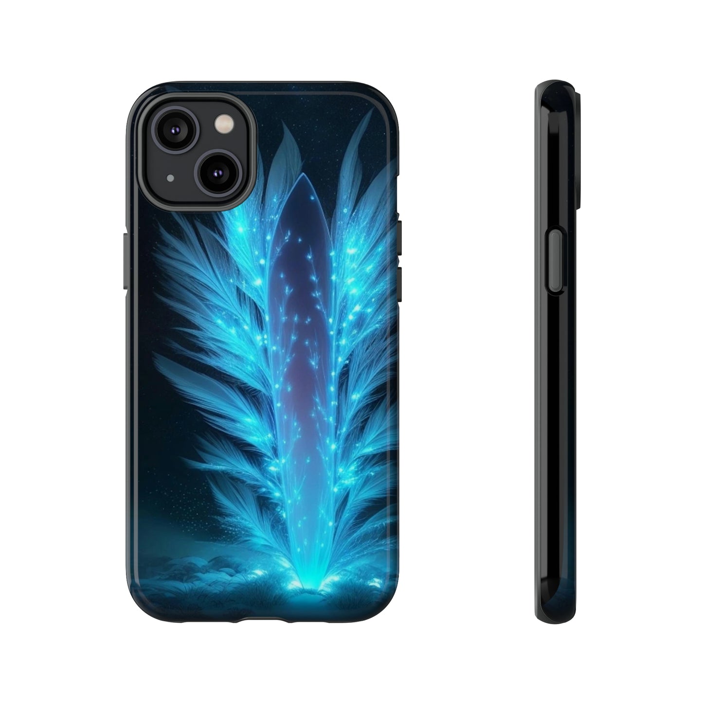 Glowing Blue Light  Tough Case