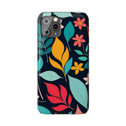 Flower Leaf Slim Phone Case