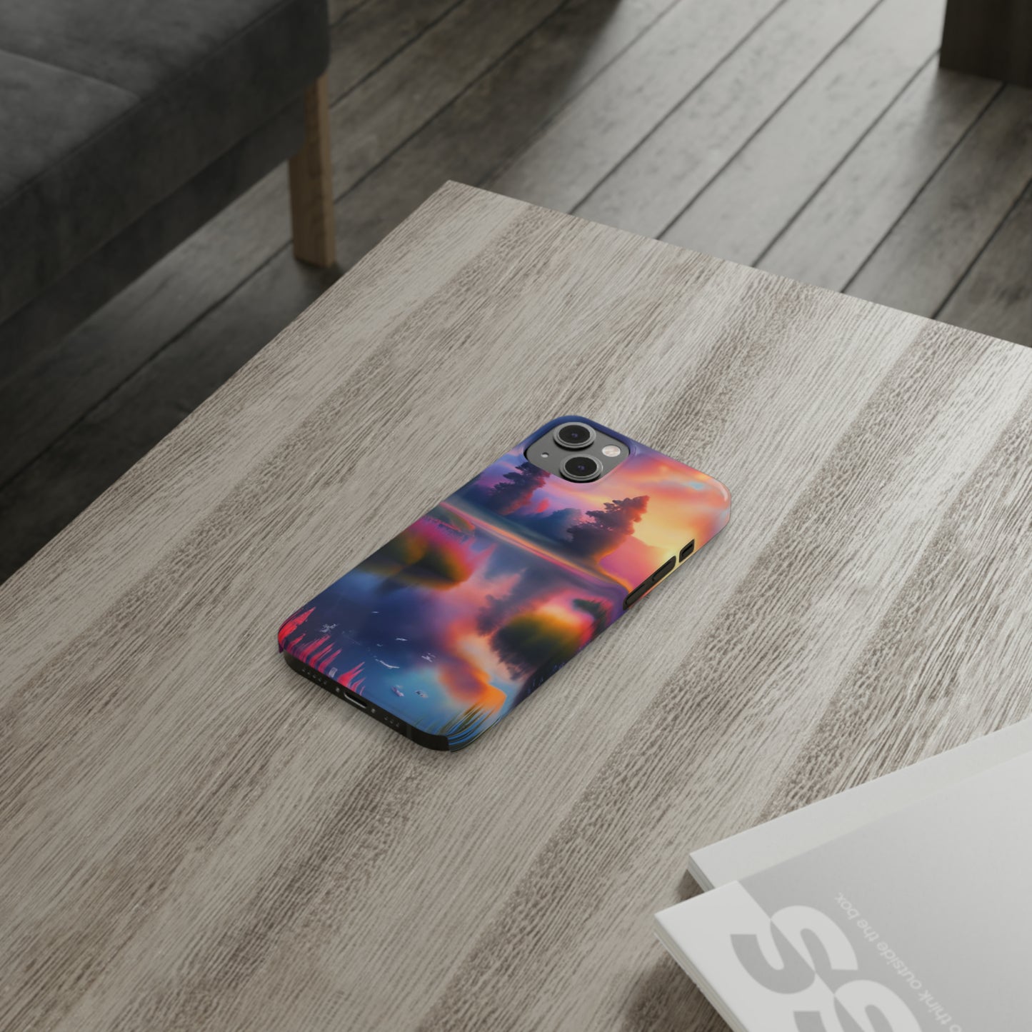 Blurry Morning Slim Phone Case - Colorwink