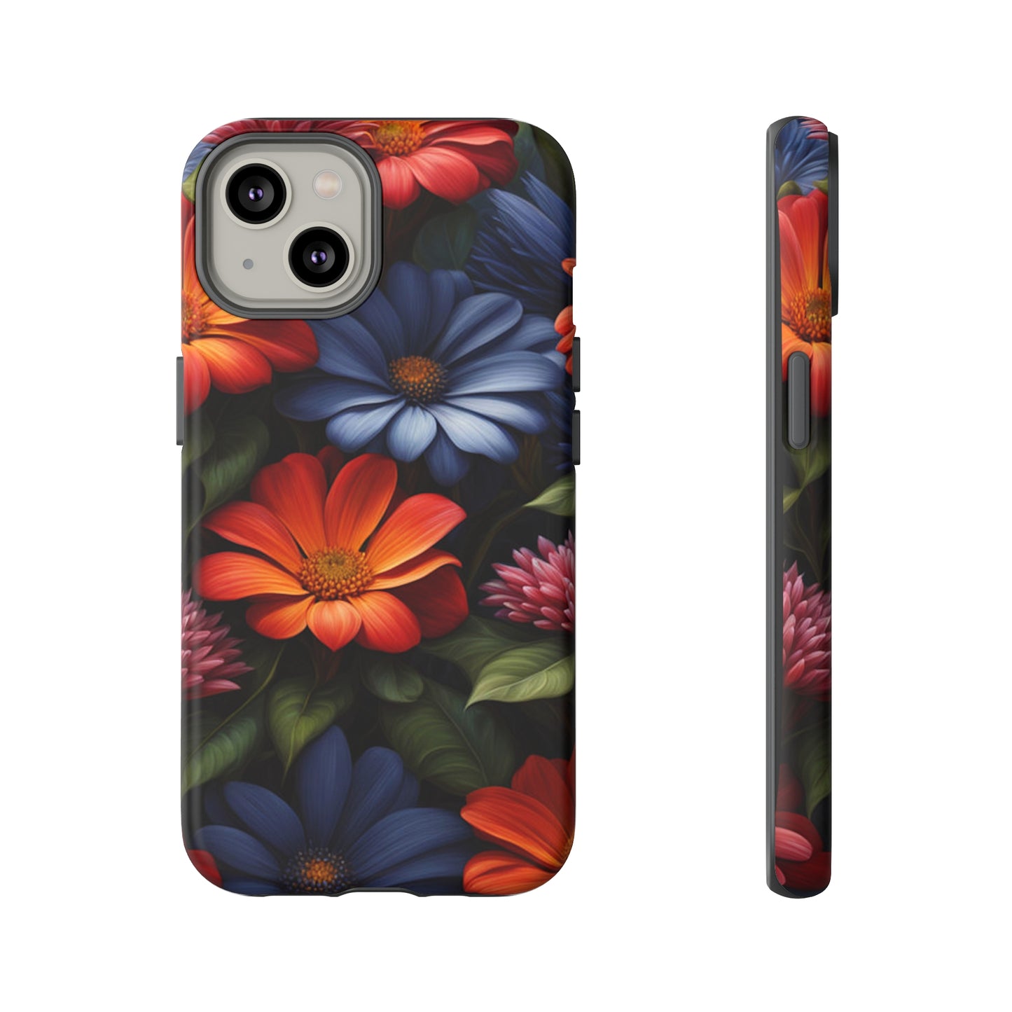 Flame Flowers Tough Case