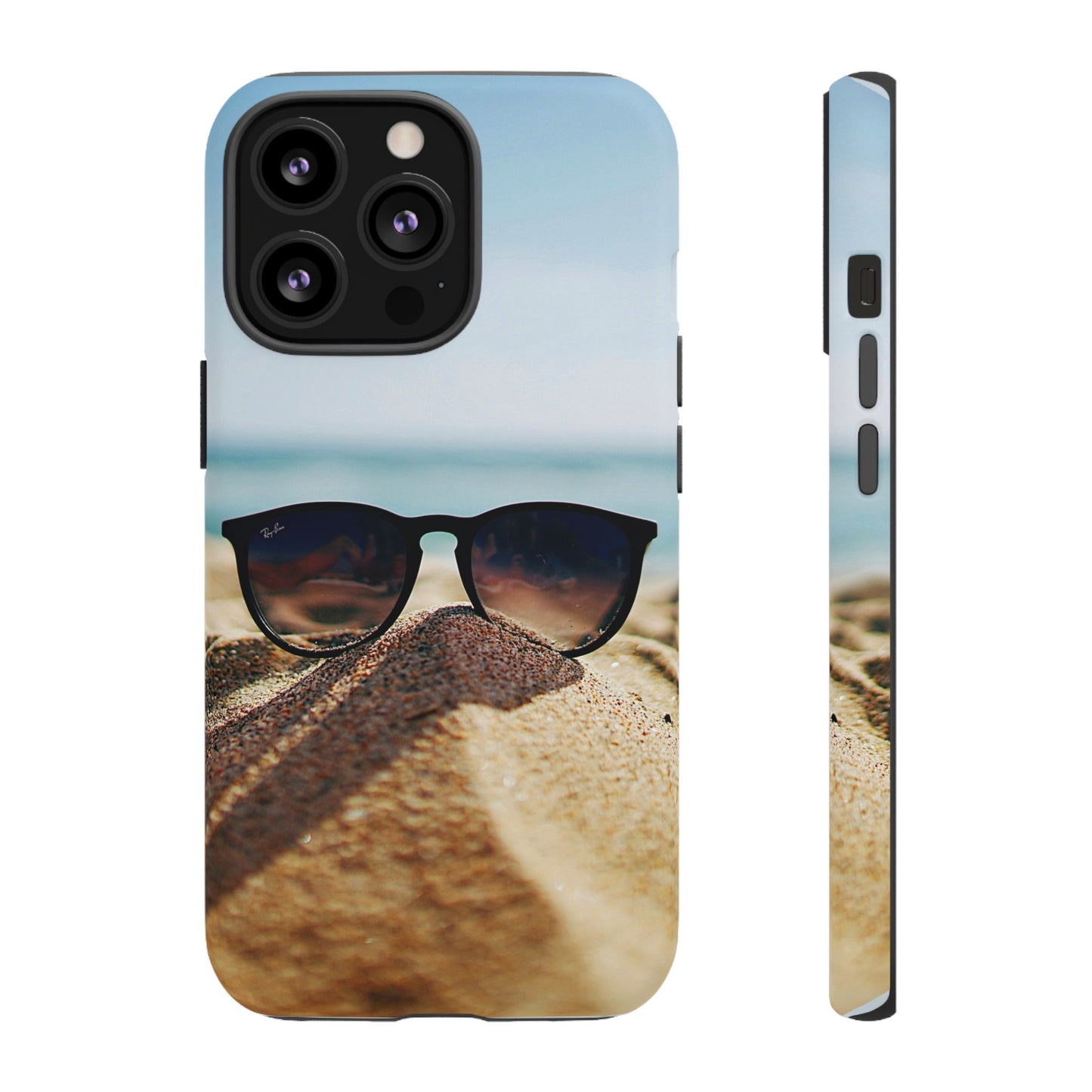 Sunglass on Beach Tough Case