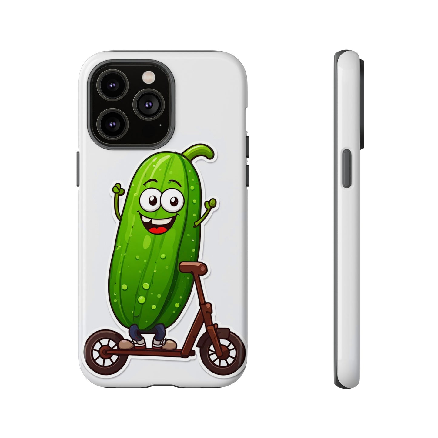 Cucumber on Scooter Tough Case