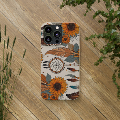 Floral Art Biodegradable Case