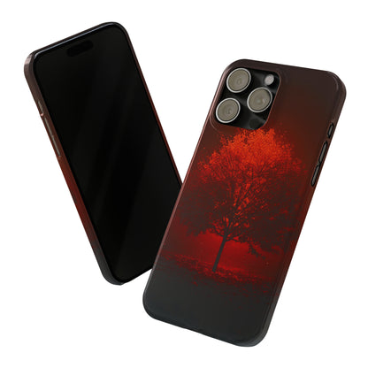 Red Tree Slim Phone Case - Colorwink