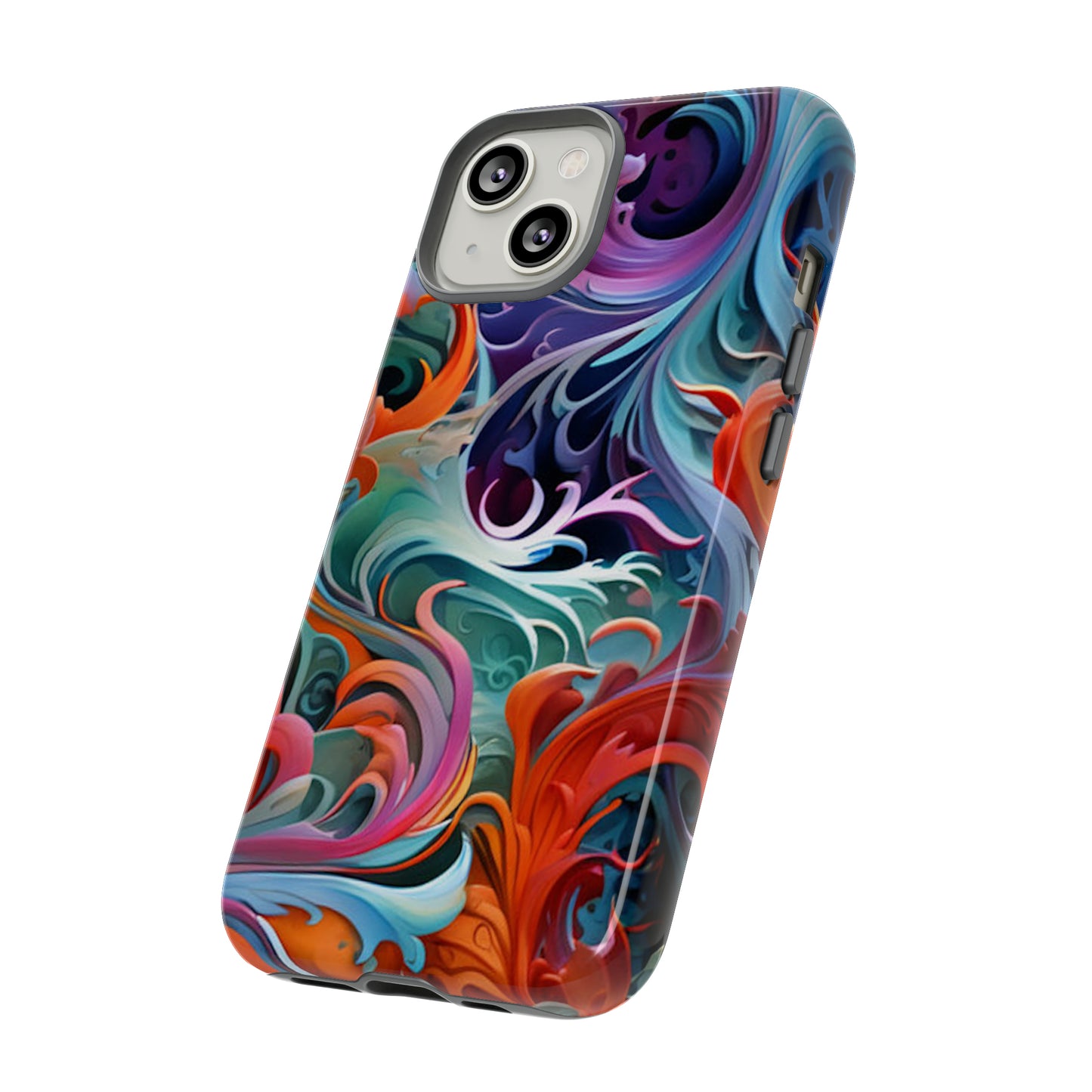 Spiral Paint Art Pattern Tough Case