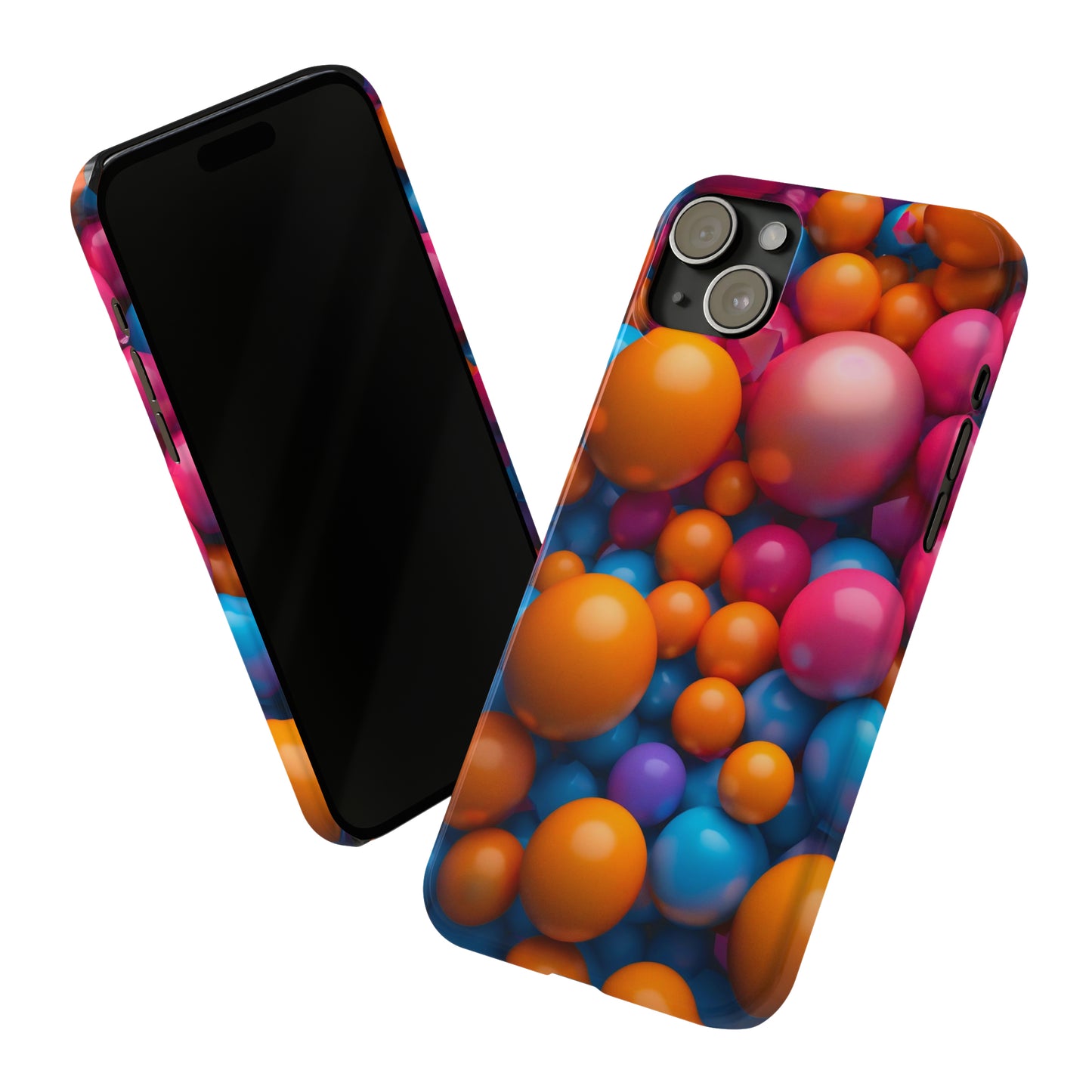 Colorful Pearls Slim Phone Case - Colorwink