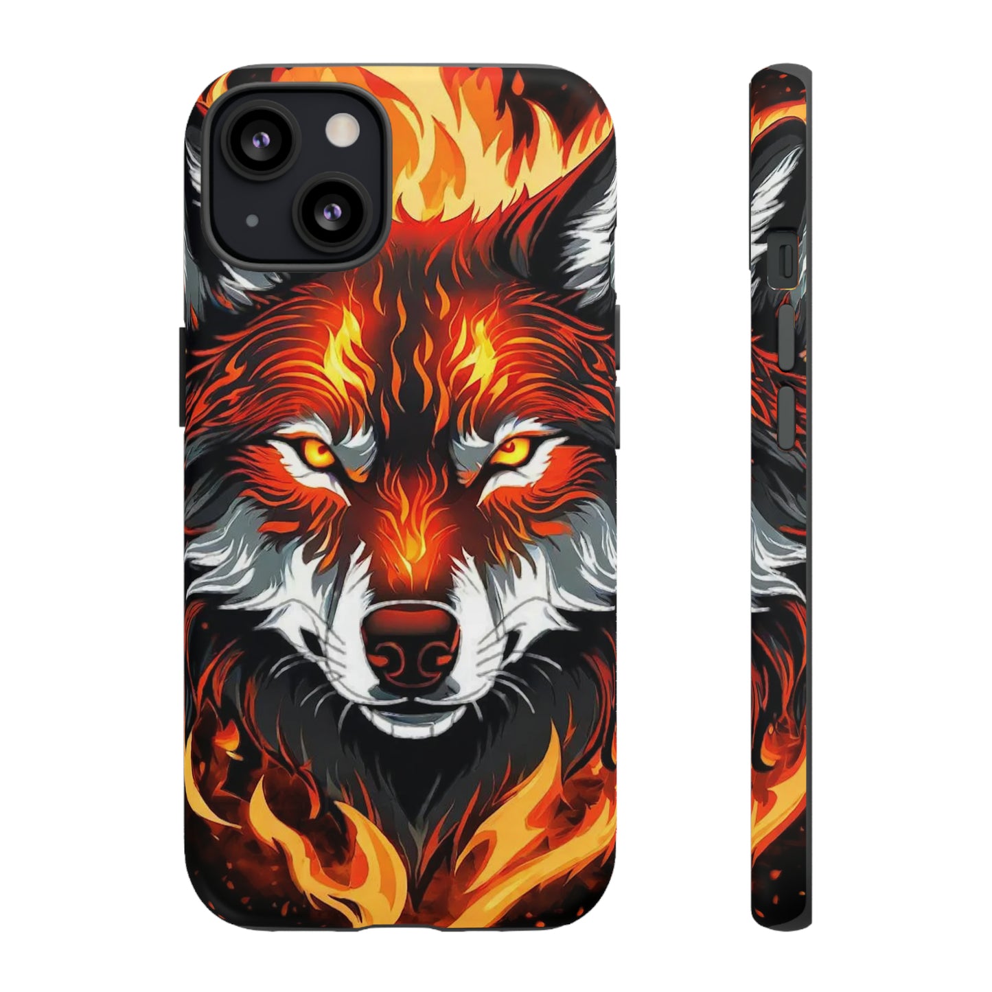 Fiery Wolf Tough Case