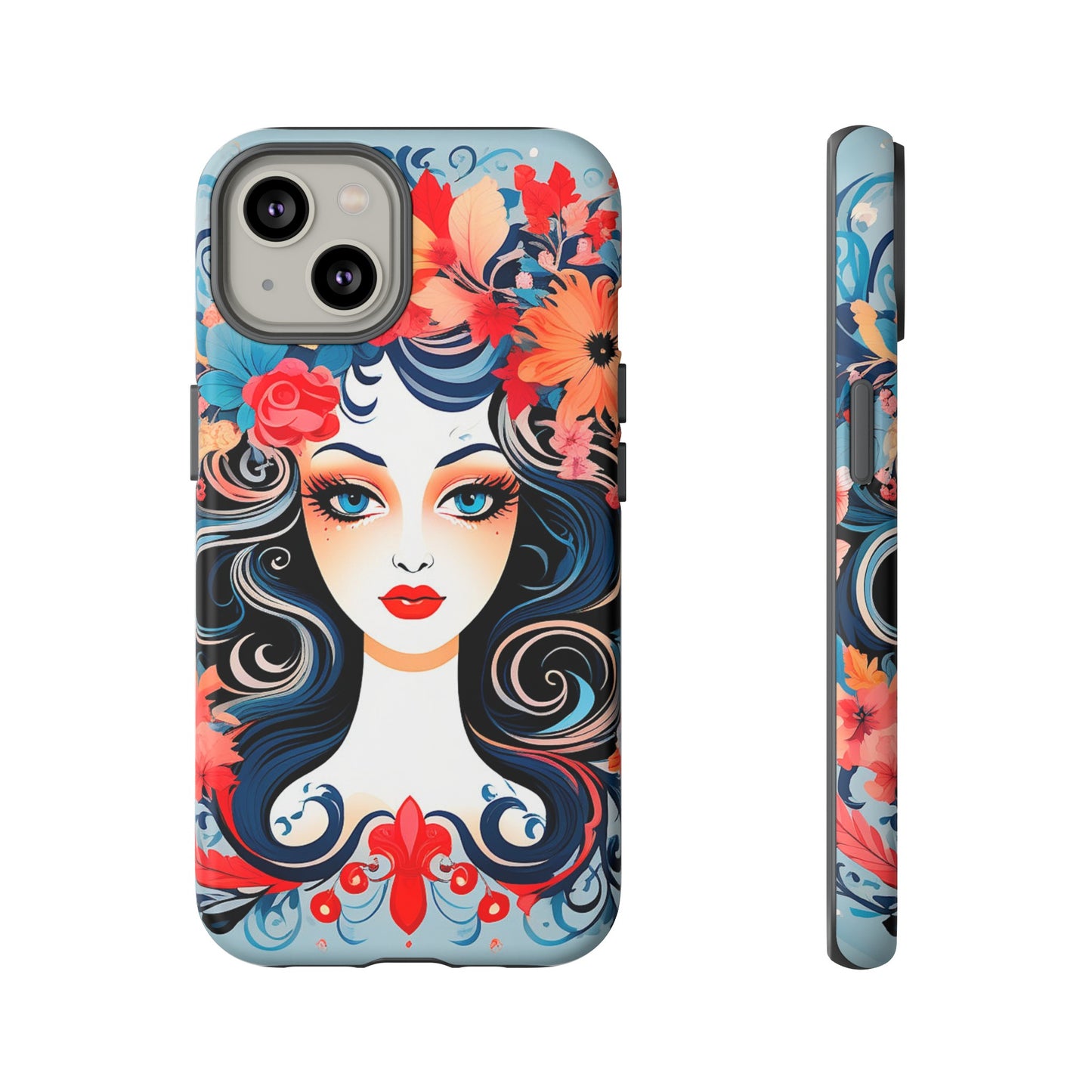 Floral Lady Tough Case