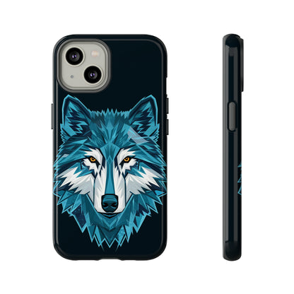 Cubism Wolf Art Tough Case