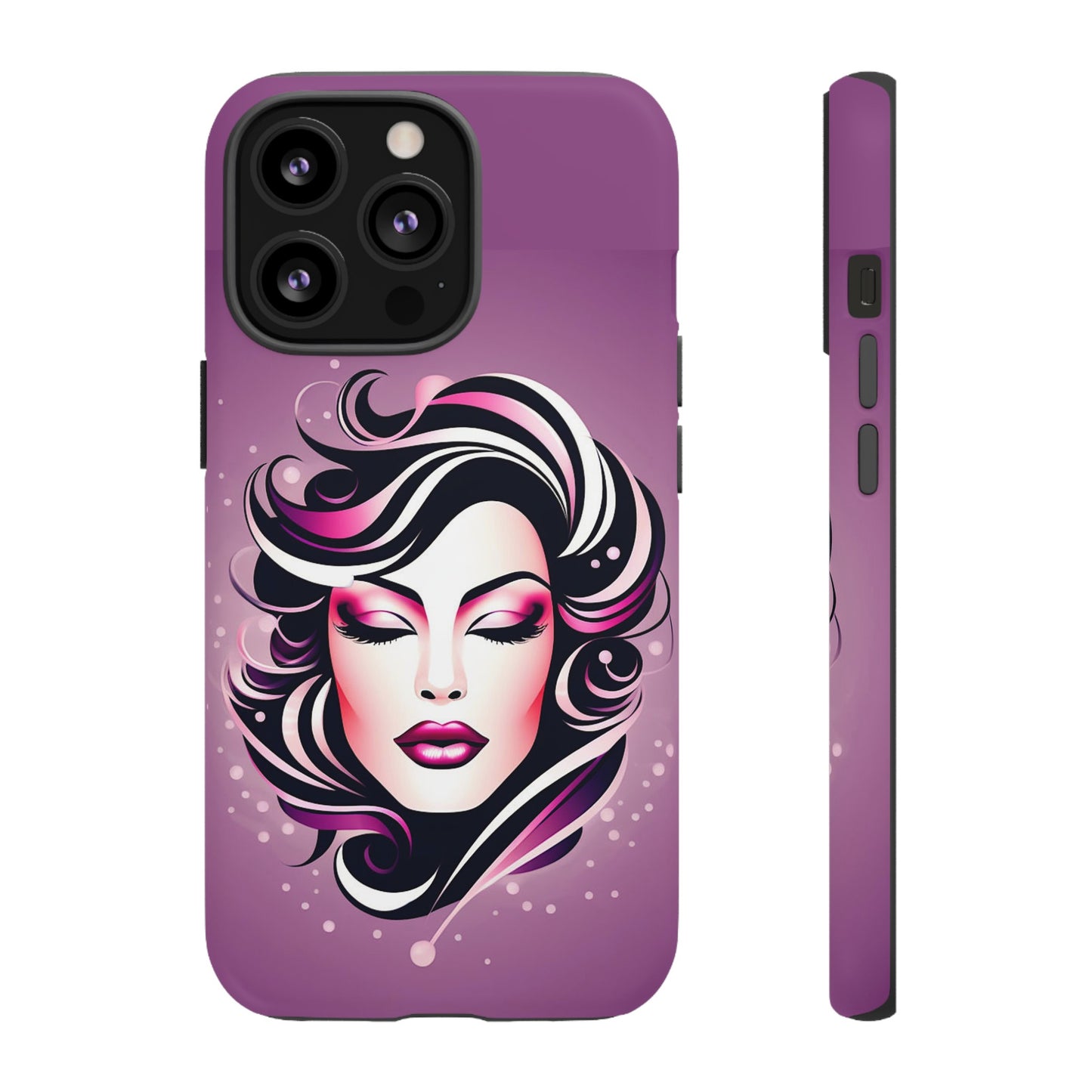 Magenta Lady Tough Case