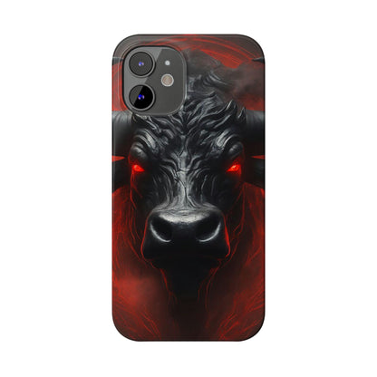 Red Eye Bull Slim Phone Case - Colorwink