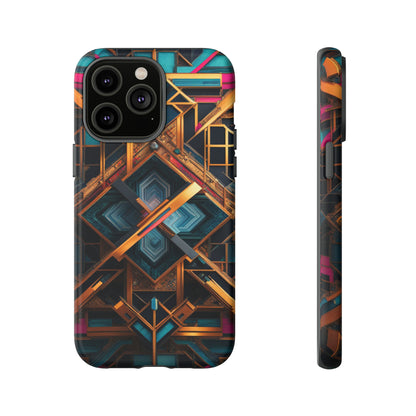 Abstract Tesseract Tough Case