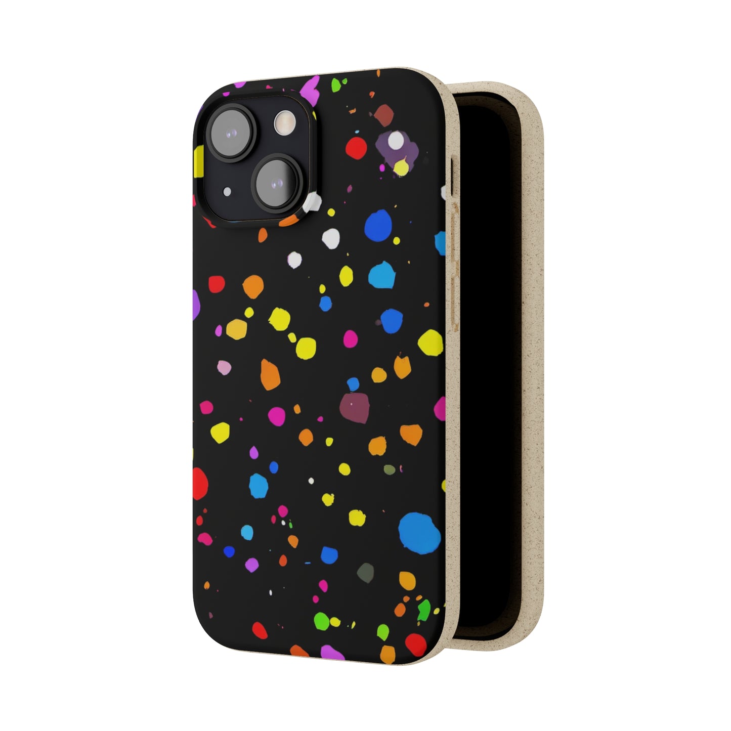 Colorful Dot Parade Biodegradable Case