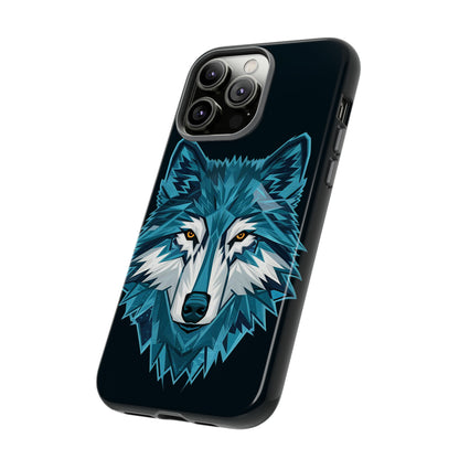 Cubism Wolf Art Tough Case