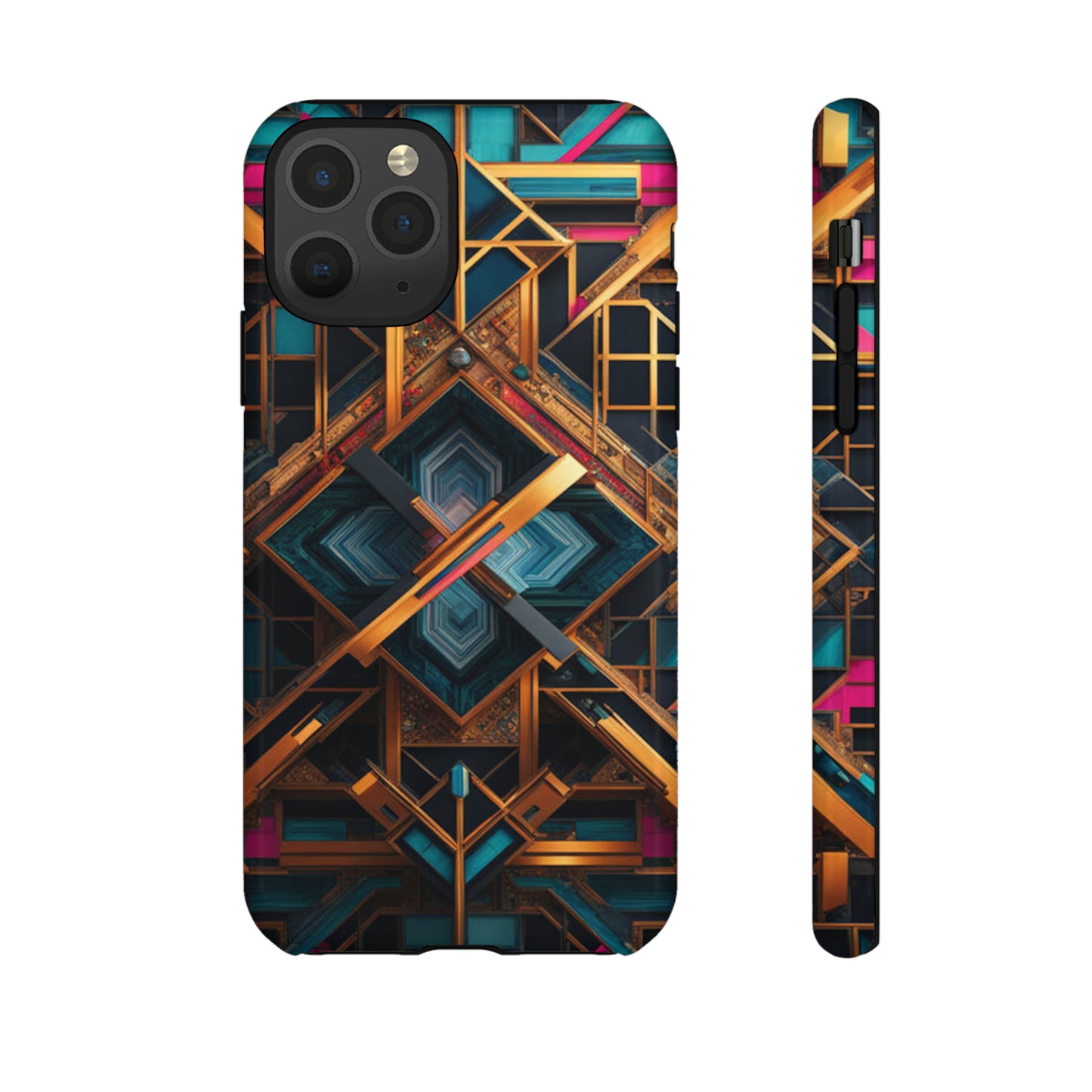 Abstract Tesseract Tough Case