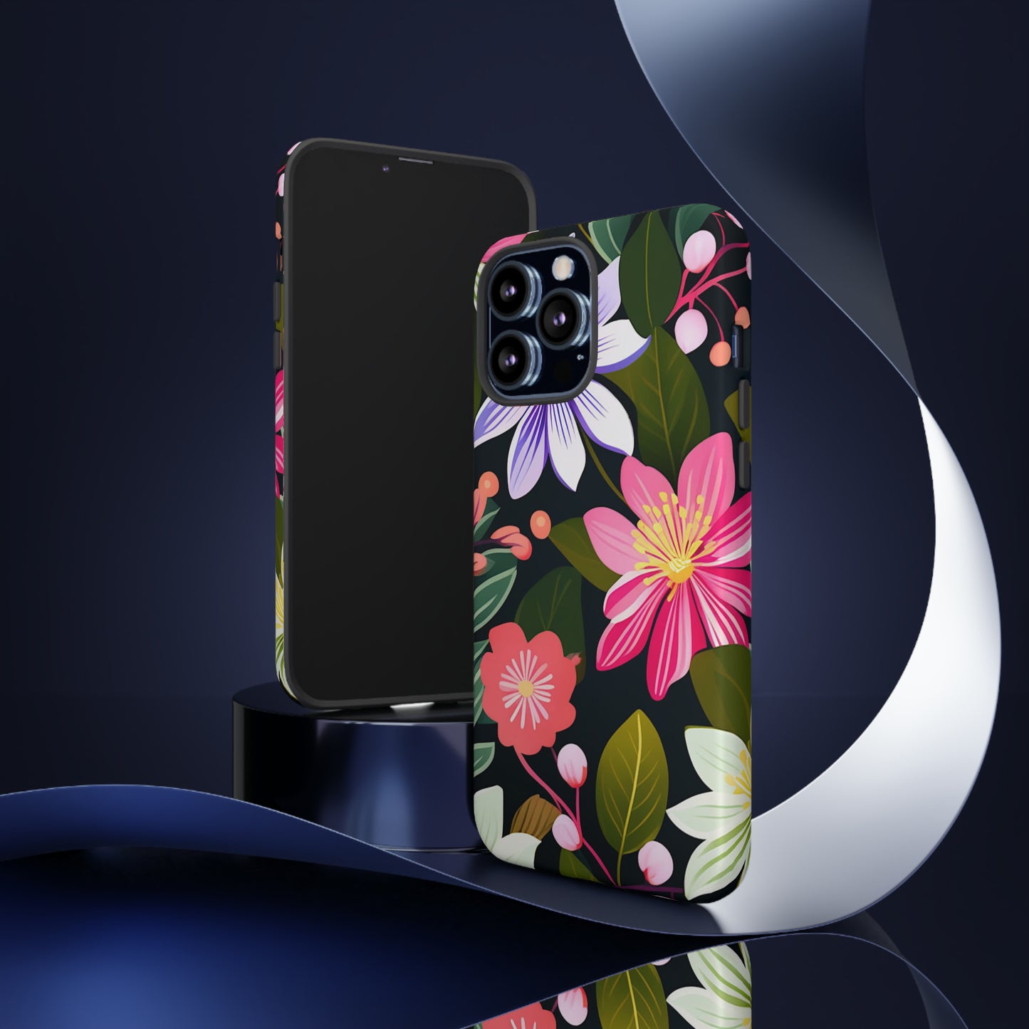 Pink Flower Pattern Tough Case