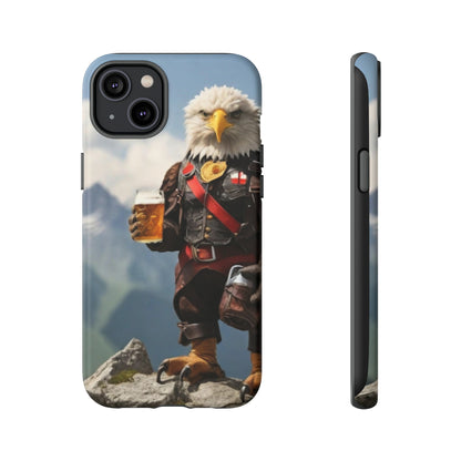 Eagle holding by a beer Tough Case