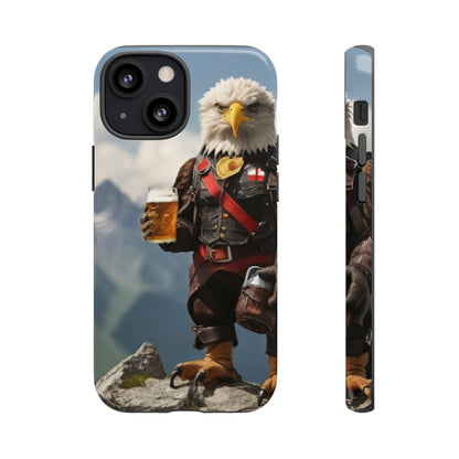 Eagle holding by a beer Tough Case