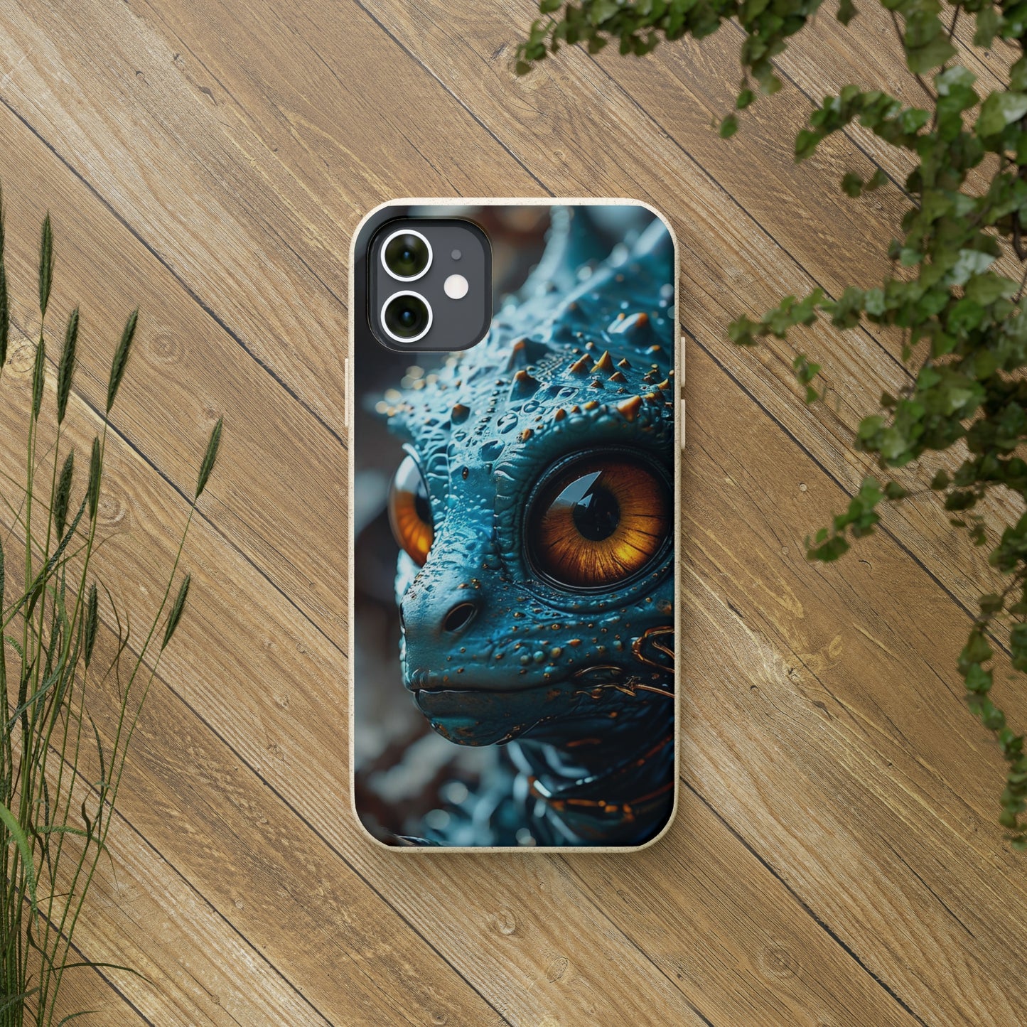 Curious Gecko Biodegradable Case