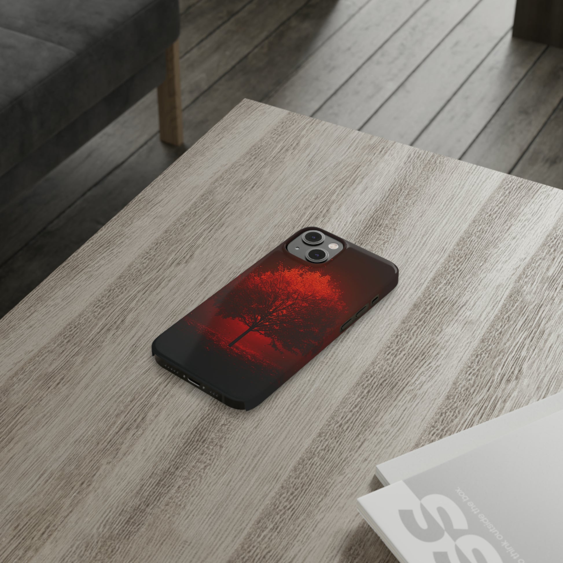 Red Tree Slim Phone Case - Colorwink