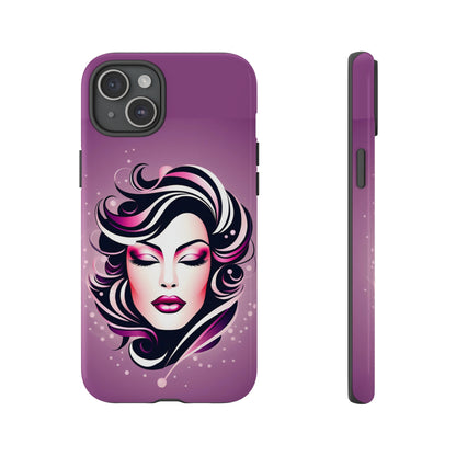 Magenta Lady Tough Case