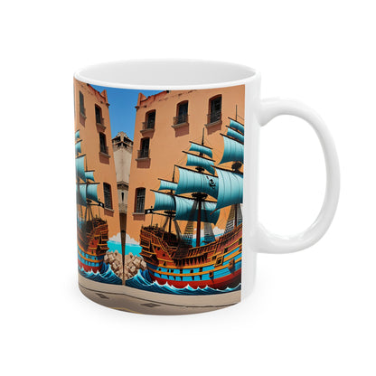 Ship Wall Art Coffee Mug