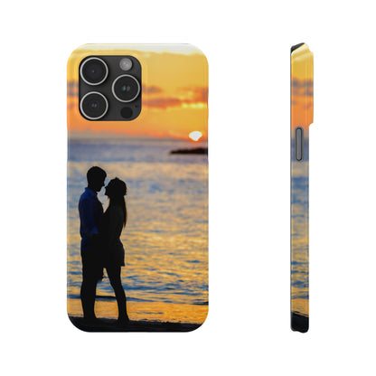 Beach Love Slim Phone Case