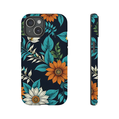 Flower Designs Pattern Tough Case