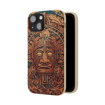 Marquesan Tattoo Style Biodegradable Case