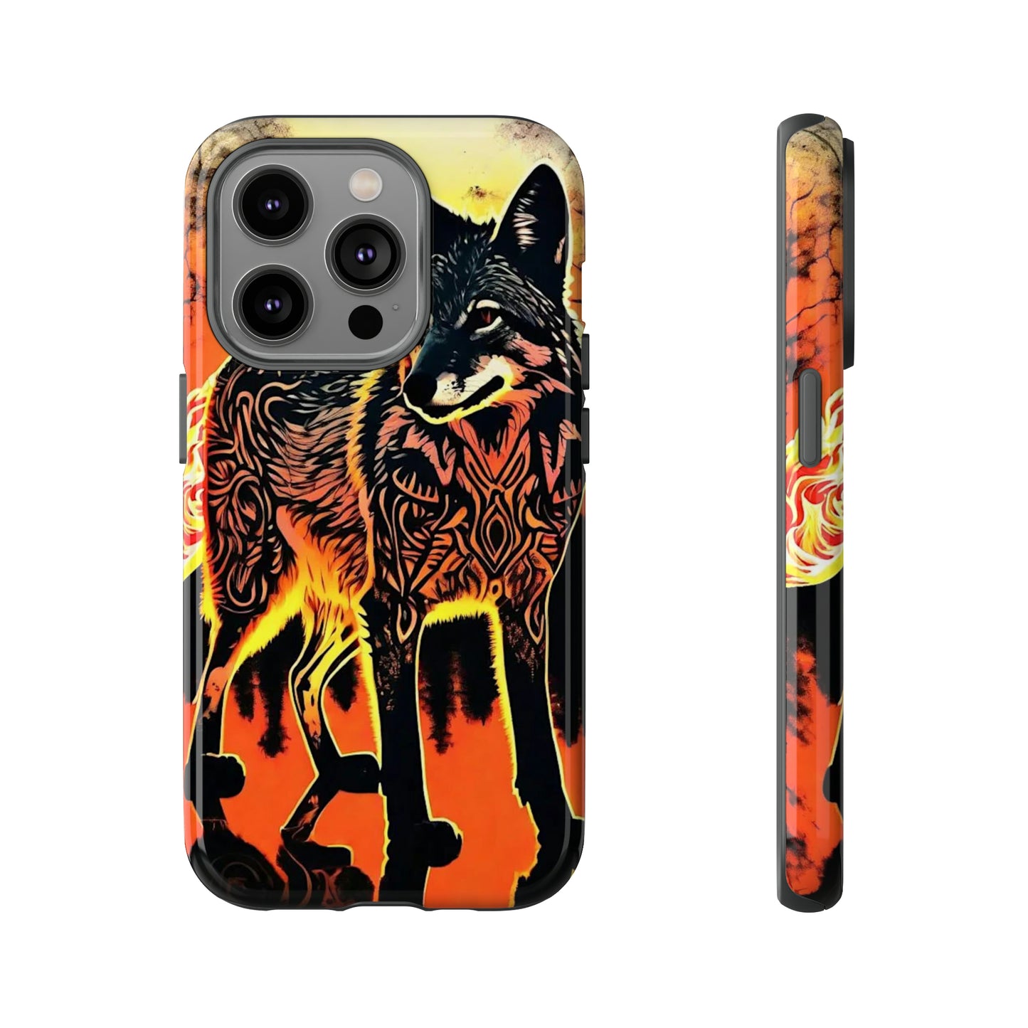 Fiery tail Tough Case