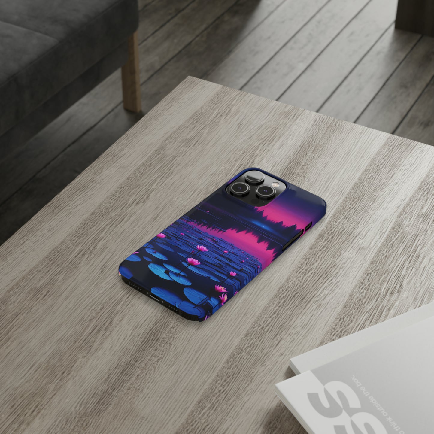 Water Lilies Slim Phone Case - Colorwink