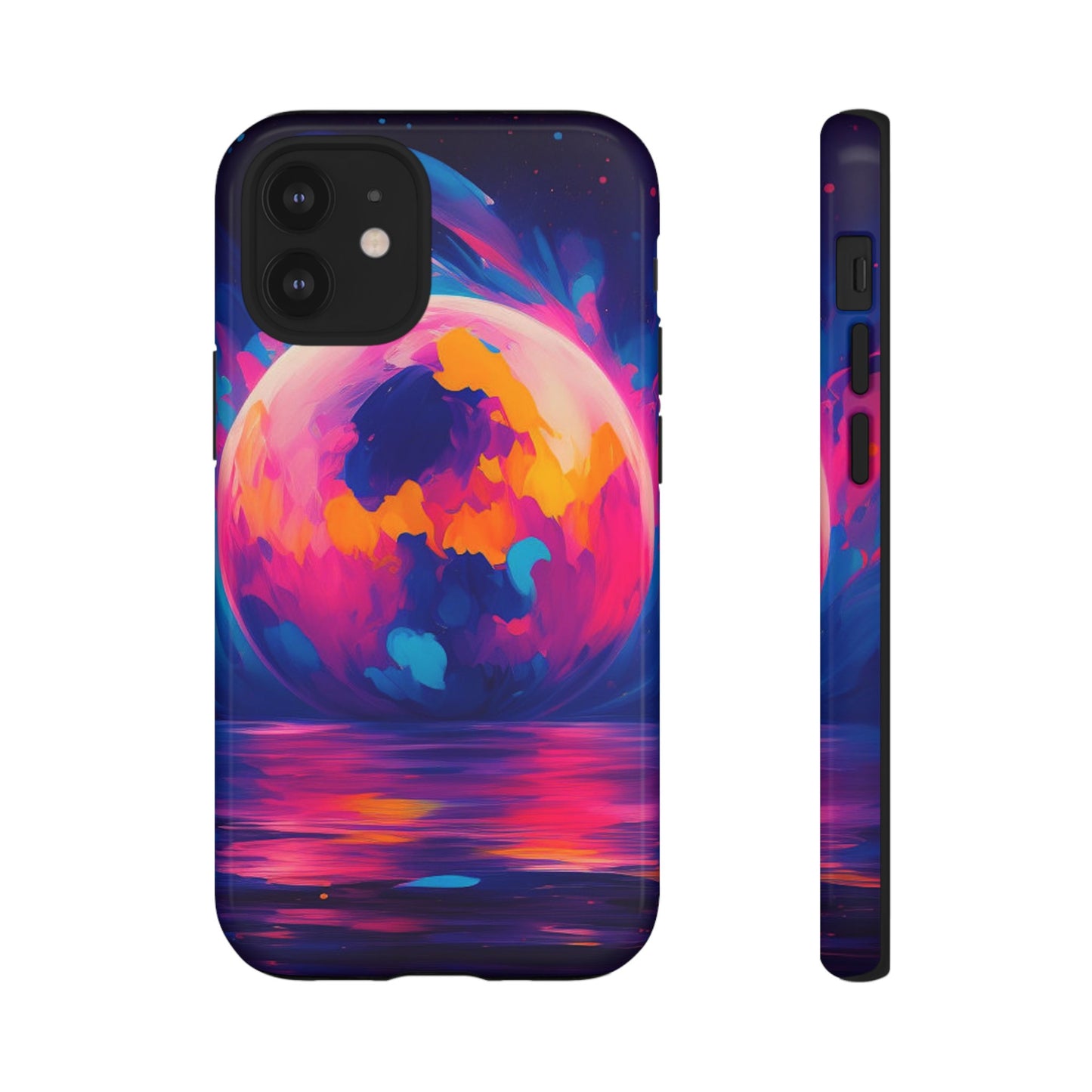 Hexagonal Moon Tough Case