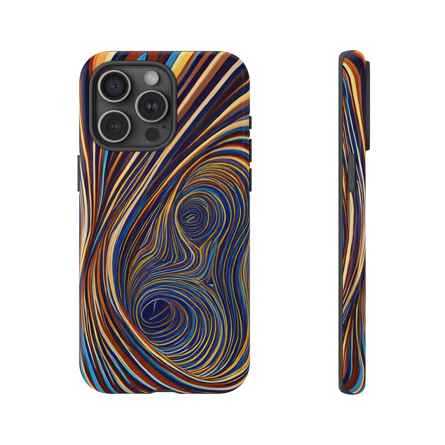 Spiral illusion Pattern Tough Case