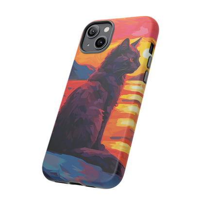 Sunset Cat Tough Case