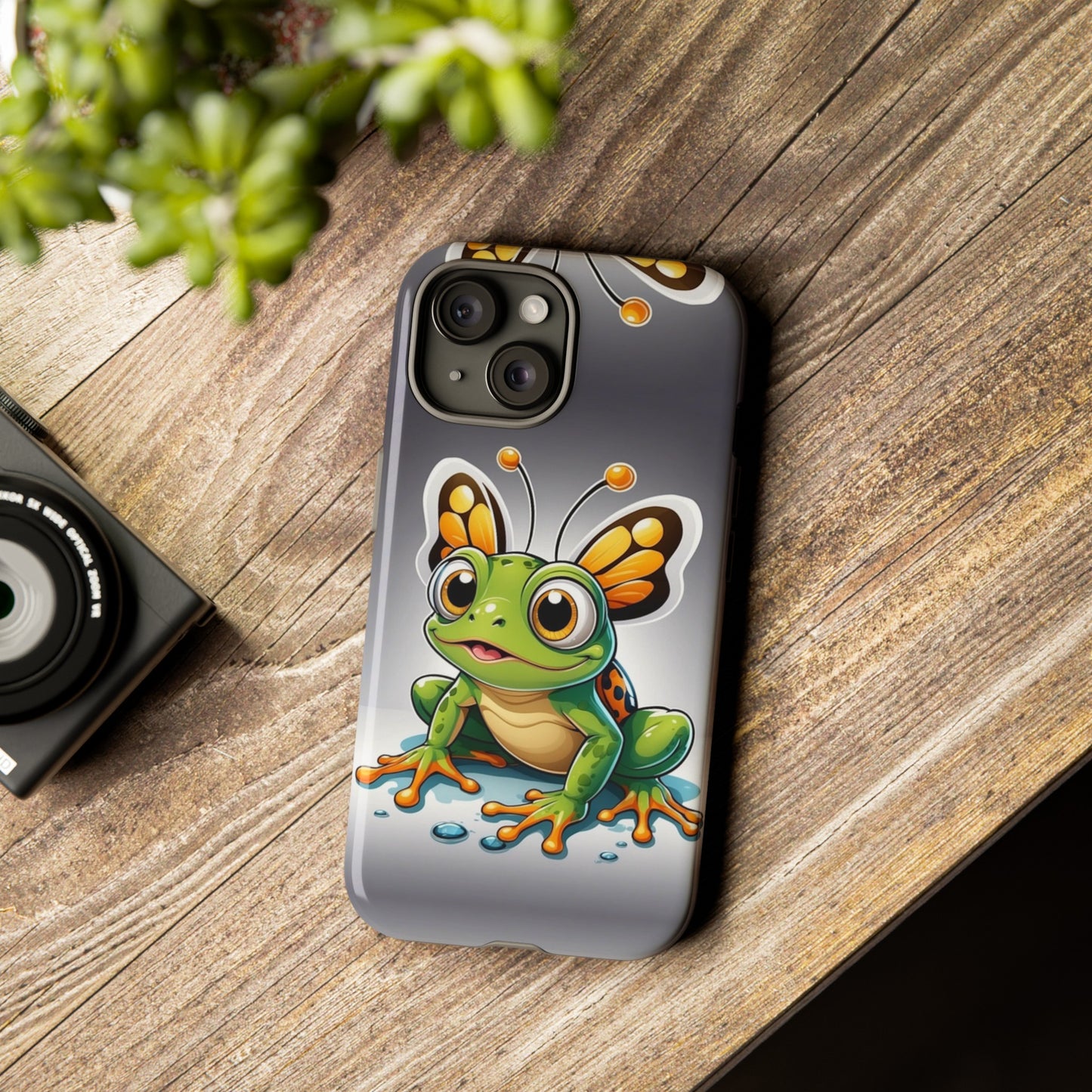 Butterfly-Frog Tough Case