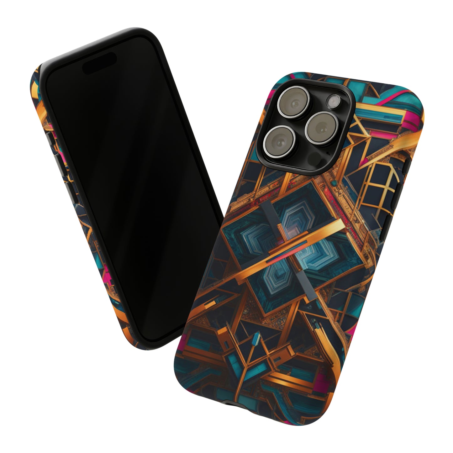 Abstract Tesseract Tough Case