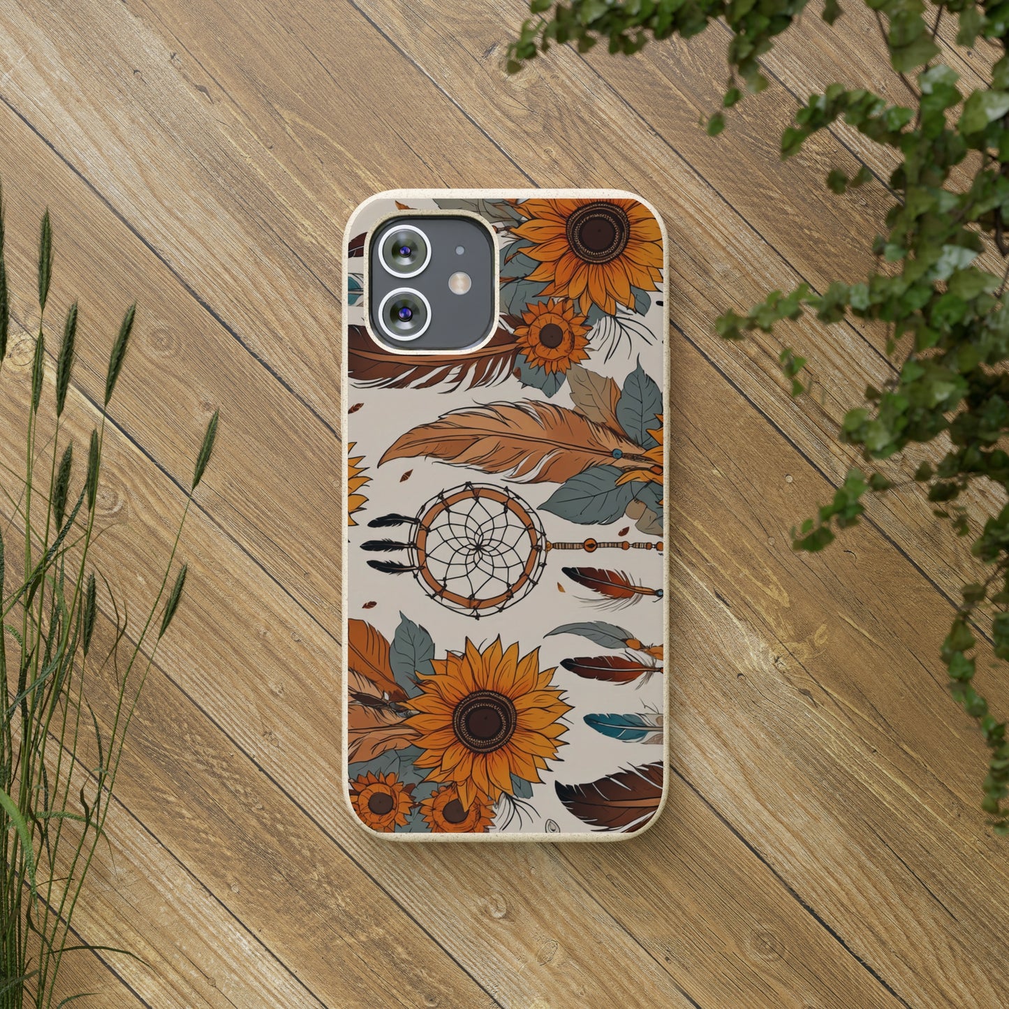 Floral Art Biodegradable Case