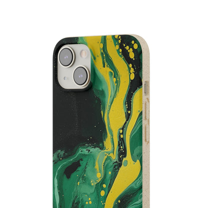 Swirling Shadows Design Biodegradable Case