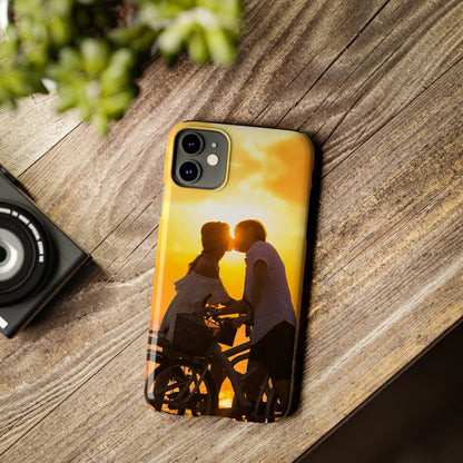 Sunset Kiss Slim Phone Case