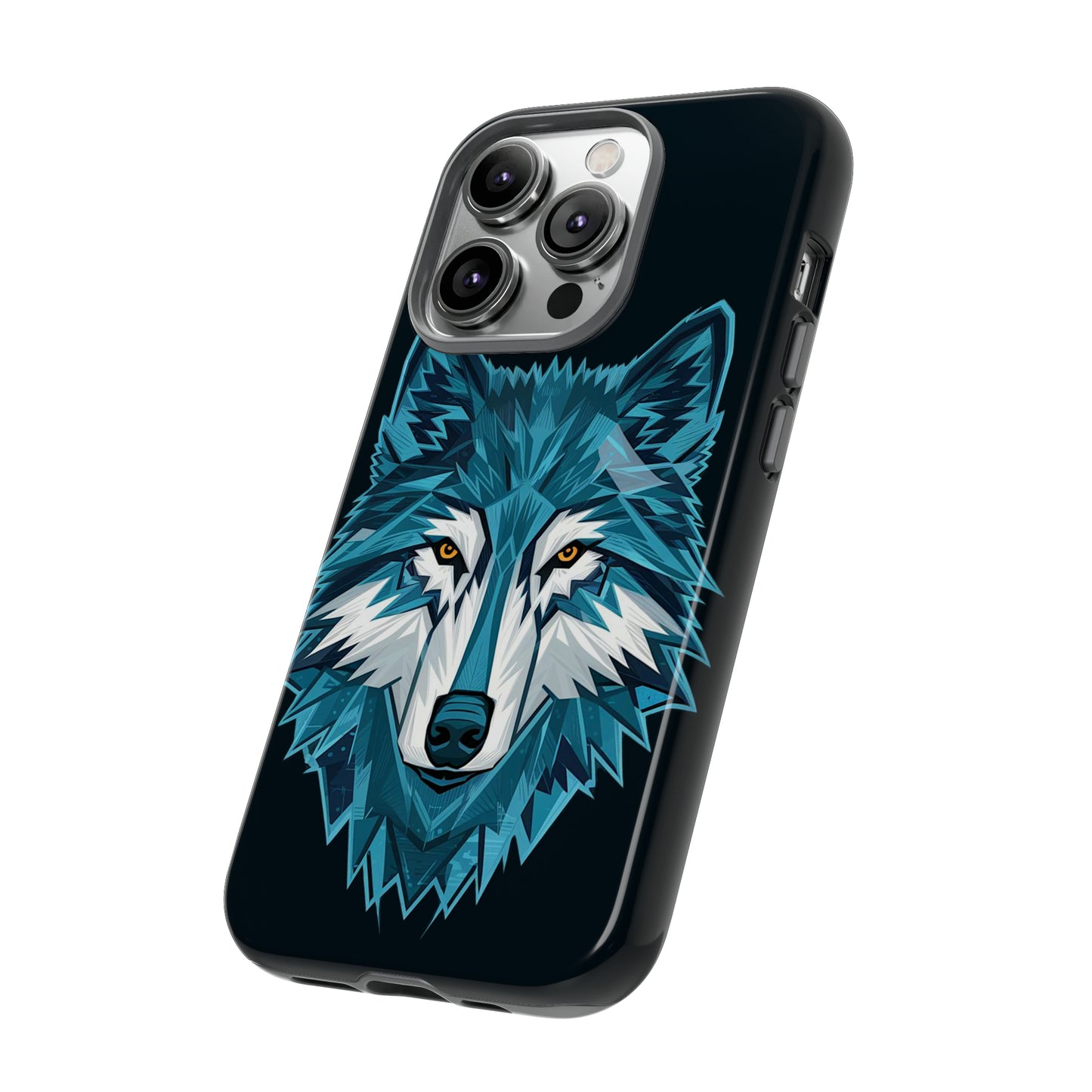 Cubism Wolf Art Tough Case