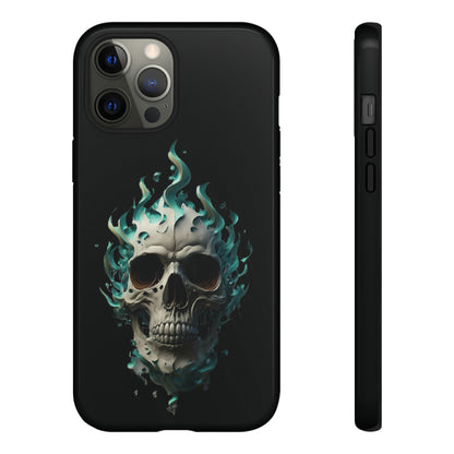 Flaming Skull Tough Case