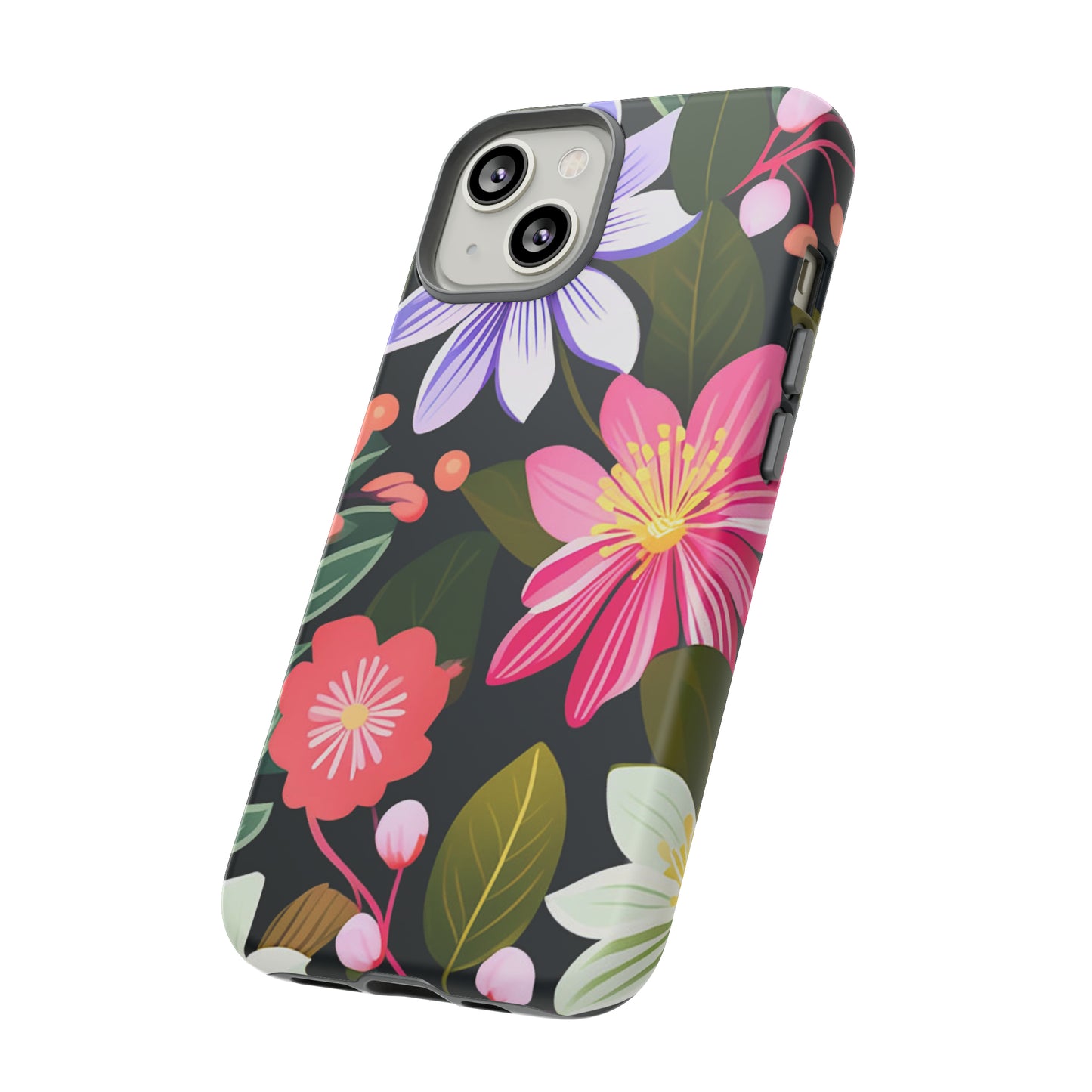 Pink Flower Pattern Tough Case