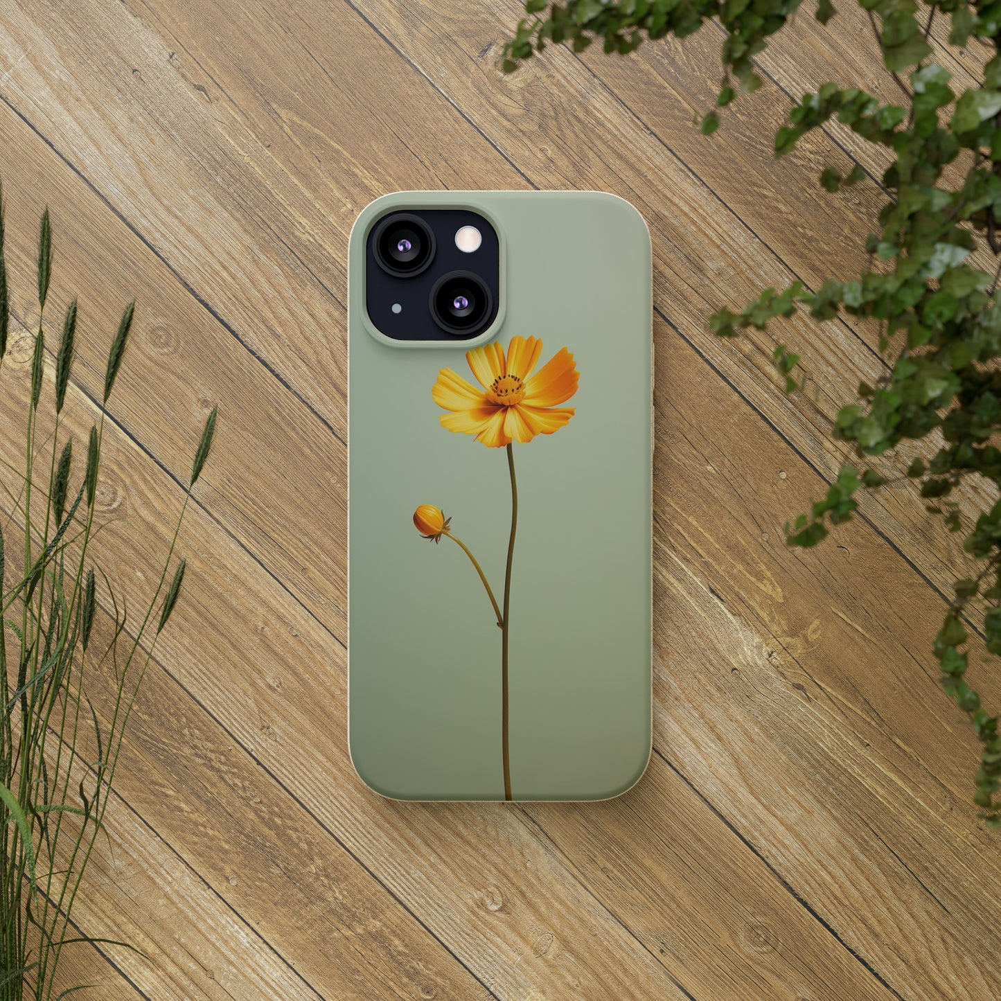 Lone Flower Biodegradable Case