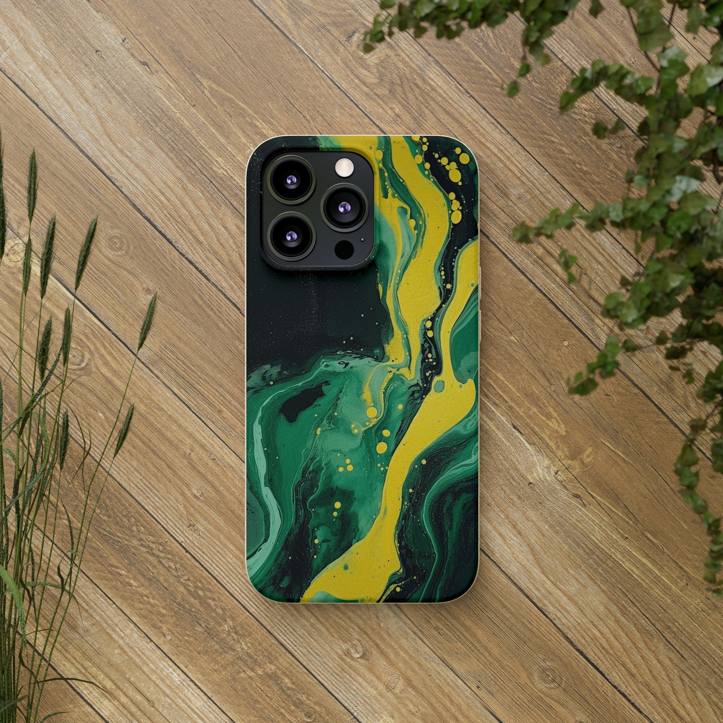 Swirling Shadows Design Biodegradable Case