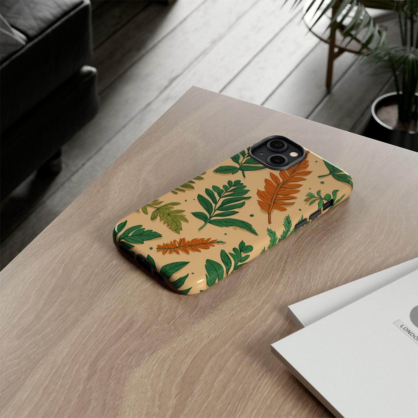 Feather Pattern Tough Case