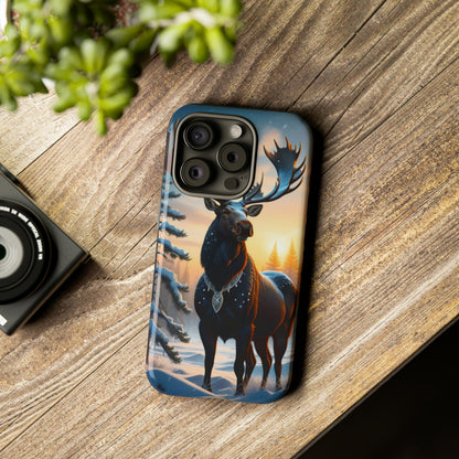 Winter Moose Tough Case